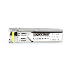 100Base-BX 1550nmTx/1310nmRx SMF 10km DOM SFP Optical Transceiver